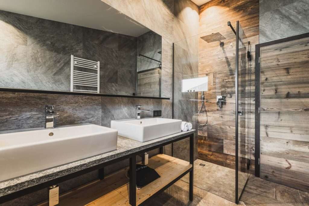 Bagno nei Wilderer Chalets